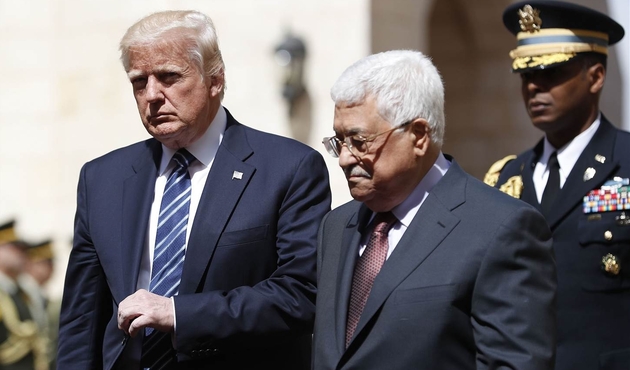 Trump Filistin lideri Abbas'ı aradı...