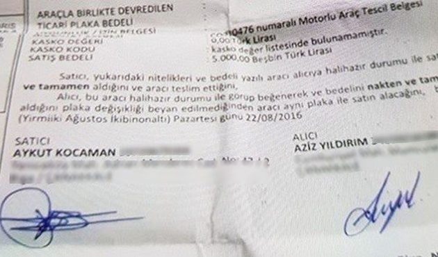 Aykut Kocaman arabasını Aziz Yıldırım’a sattı!