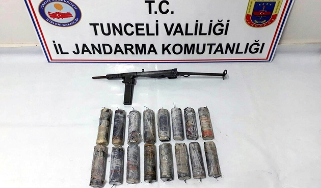 Tunceli'de patlamaya hazır 16 EYP ele geçirildi...