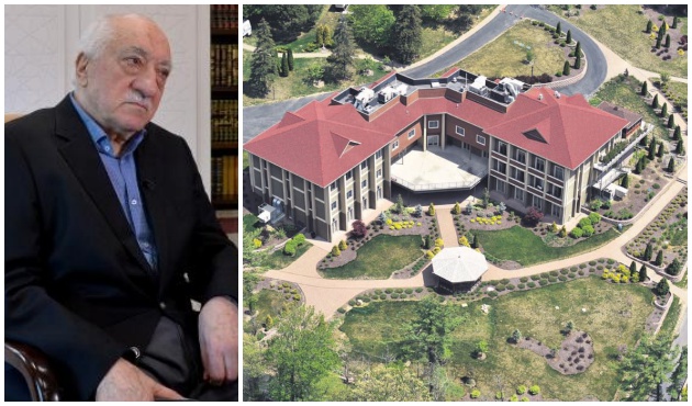 FETÖ elebaşı Gülen'in Pensilvanya'daki malikanesine girildi!