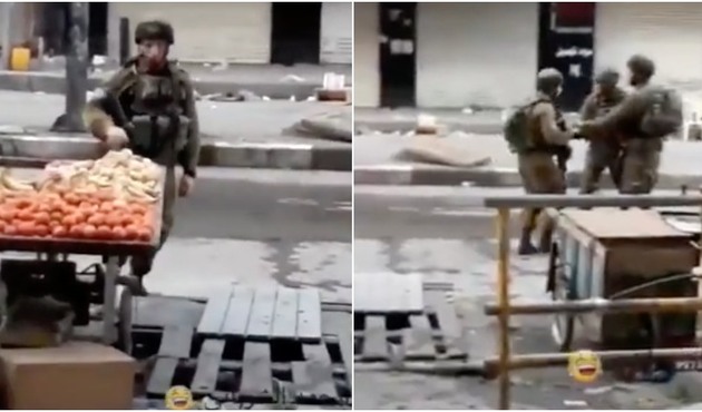 Önce işgal ettiler, şimdi yağmalıyorlar! İsrail askeri, Filistinli esnafın malını böyle çaldı... / VİDEO