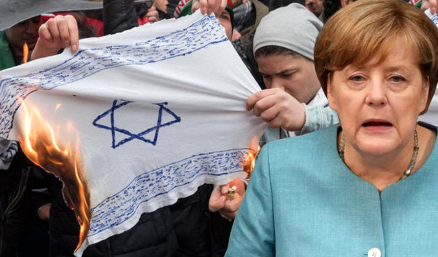 Almanya Başbakanı Merkel  çileden çıktı! 'Kudüs protestolarıyla mücadele edeceğiz'