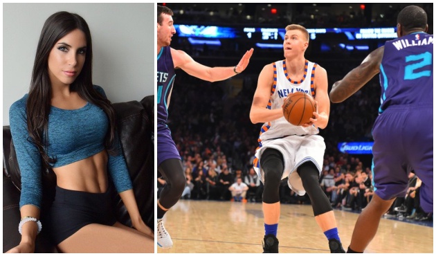 NBA yıldızı Porzingis'e Jen Selter dopingi!