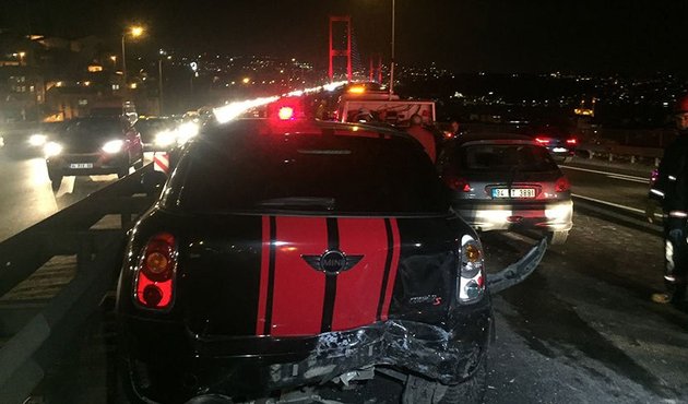 15 Temmuz Şehitler Köprüsü'nde kaza!