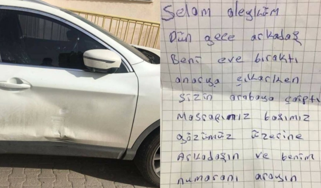 Bu sürücü hem sakar, hem de çok kibar!