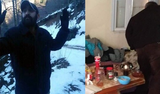 PKK'lı terörist Giresun'da iş makinasının önüne atlayıp teslim oldu!
