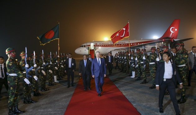 Başbakan Binali Yıldırım Bangladeş'te...