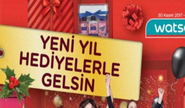 2018 Watsons yılbaşı özel indirimi ve yeni yıl ürün kataloğu!