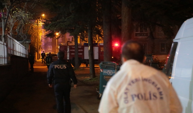 Gaziantep'te apartman bahçesinde korkutan patlama...