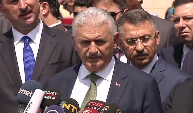 Başbakan Yıldırım: Haklı olan güçlüdür, bu ABD'ye mesajdır...