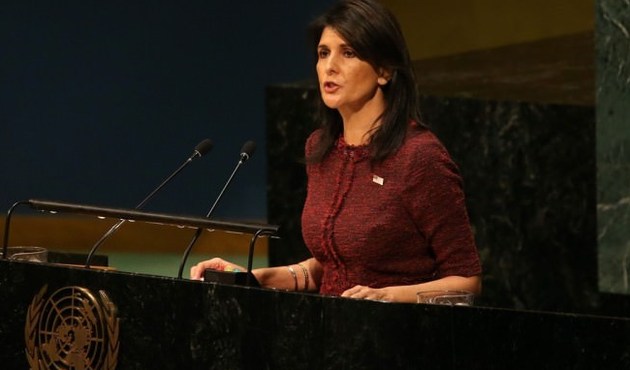 ABD’nin BM Temsilcisi Haley yine tehdit etti!