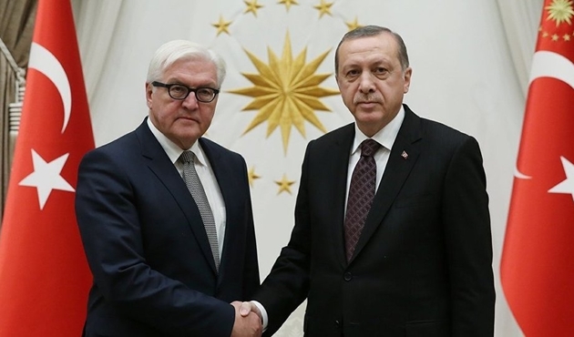 Cumhurbaşkanı Erdoğan, Alman mevkidaşı ve Filistin lideriyle görüştü...