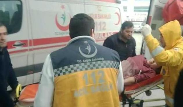 Sekiz aylık hamile kadın karnındaki bebeği vurdu!