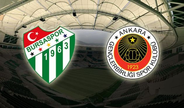 Bursaspor-Gençlerbirliği maç sonucu: 1-1