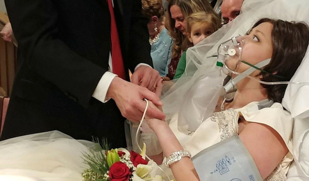 Hasta yatağında hayaline kavuşup evlendi... 18 saat sonra öldü!