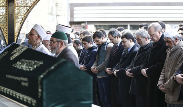 Cumhurbaşkanı Erdoğan, Abdullah Samet Demir'in cenaze törenine katıldı!