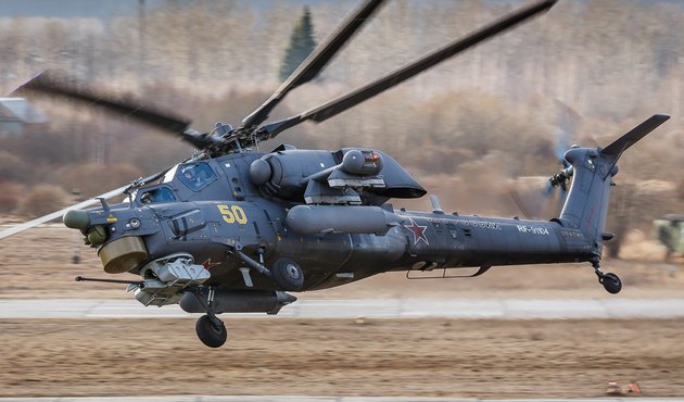 Rus Mi-24 helikopteri düştü: 2 pilot öldü