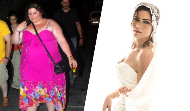 86 kilo veren Pelin Öztekin gelin oldu!