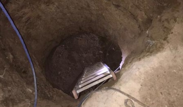 Evinin altında 25 metrelik tünel kazdı!