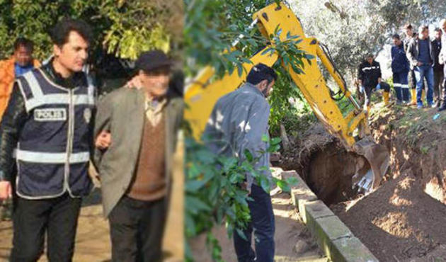 Portakal bahçesinde kemikleri bulundu...