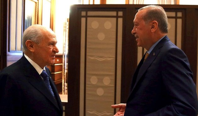Erdoğan ile Bahçeli arasında 2019 için ilk görüşme!