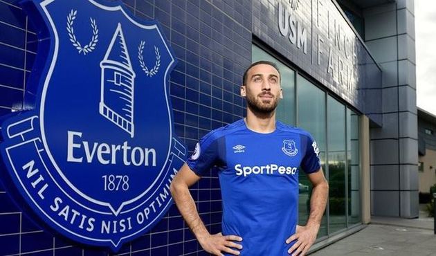 Cenk Tosun Everton antrenmanında! / VİDEO