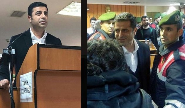 Demirtaş 14 ay sonra ilk kez duruşmaya katıldı