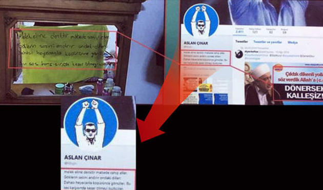 Kızılötesi ışıkla okundu, bu Twitter adresine yönlendirdi!