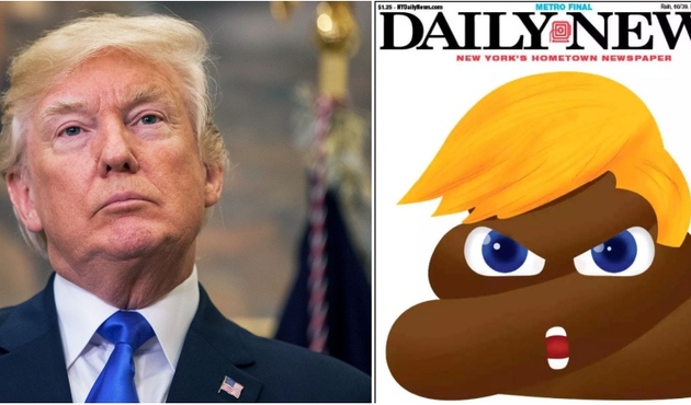 Tarihe geçecek manşet! Amerikan gazetesi, ABD Başkanı'nı böyle çizdi...