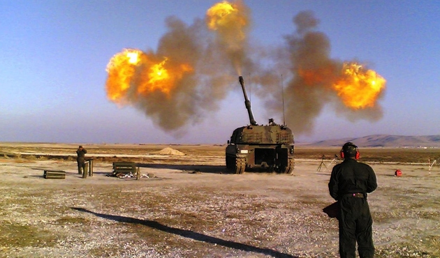 PYD/YPG'nin taciz ateşine anında karşılık!