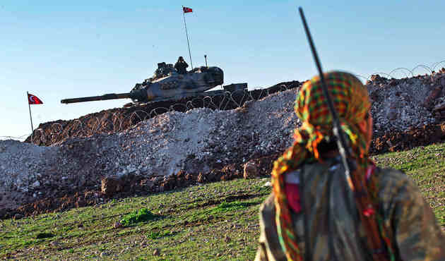Afrin'de asker iki koldan eş zamanlı harekat için hazır!
