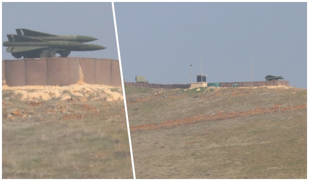 Hawk füzeleri Afrin'deki YPG hedeflerine kilitlendi! / VİDEO