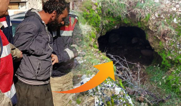 5 gün boyunca bu tavşan deliğinde saklandı!