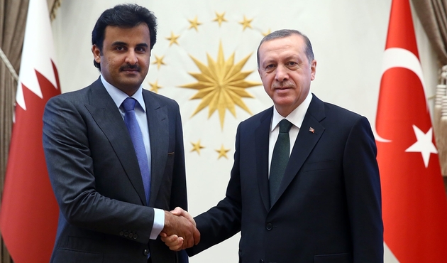 Cumhurbaşkanı Erdoğan Katar Emiri Al Sani'yi kabul etti...