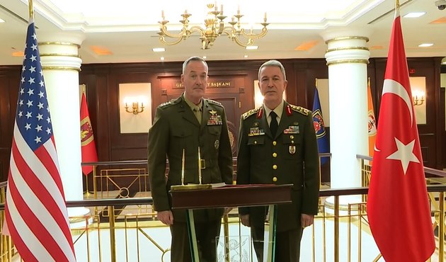 Afrin harekatı öncesi Org. Hulusi Akar'dan kritik görüşme!