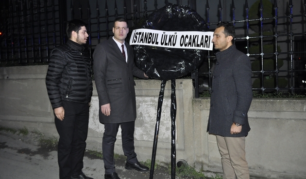 Ülkü Ocakları'ndan Necati Doğru protestosu...