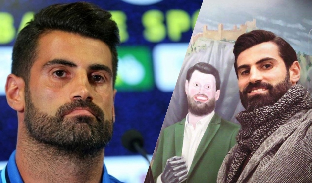 Volkan Demirel'in yaptırdığı portre alay konusu oldu!