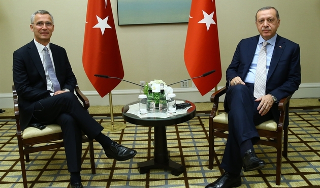 Cumhurbaşkanı Erdoğan NATO Genel Sekreteri ile görüştü...