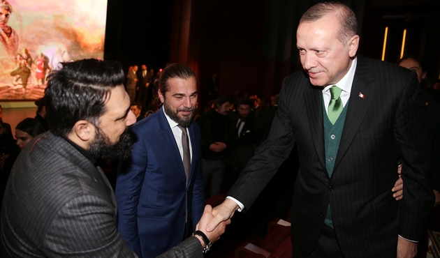 Cumhurbaşkanı Erdoğan, "Kut'ül Amare" dizisinin tanıtımına katıldı...