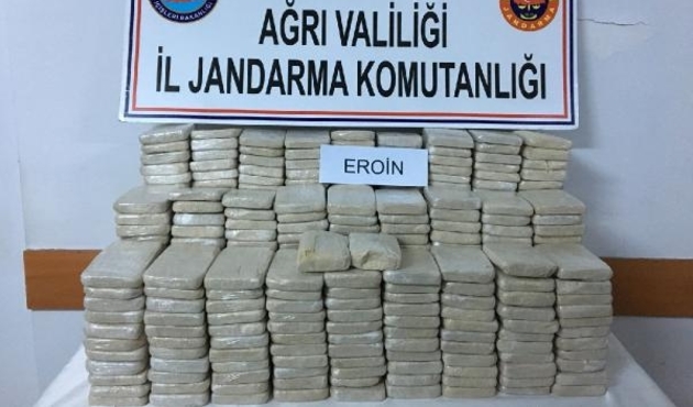 Ağrı’da 212 kilo eroin ele geçirildi...