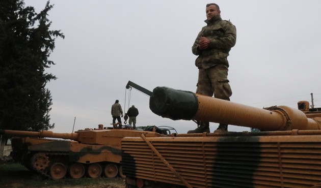 Mehmetçik'ten Afrin'deki teröristlere mesaj var! / VİDEO