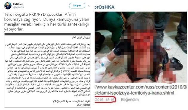 PYD/PKK kara propagandaya erken başladı!