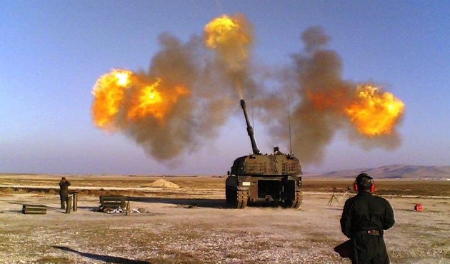 TSK bombardımana devam ediyor! 40 top atışı yapıldı...