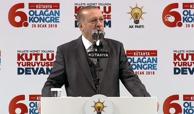 Erdoğan: "Afrin operasyonu fiilen başlamıştır, bunu Münbiç izleyecek"