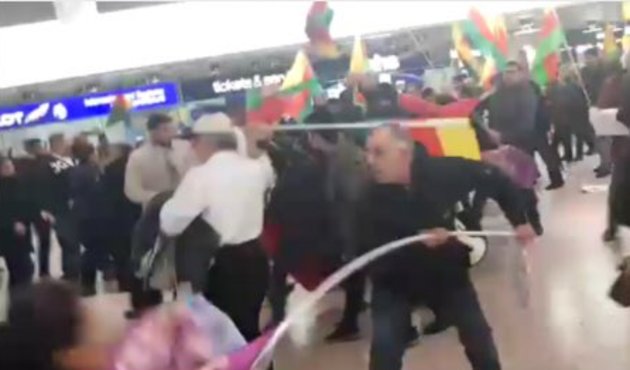 Afrin Harekatı Almanya'daki PKK yandaşlarını kudurttu! / VİDEO