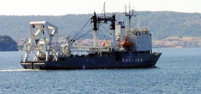Rus askeri gemisi boğazdan böyle geçti...