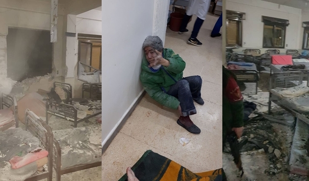Terör örgütü Azez'deki hastanelere saldırdı: 12 yaralı...