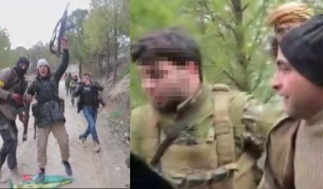 Mehmetçikler YPG mevzilerini ele geçiriyor! Teröristler böyle teslim alındı
