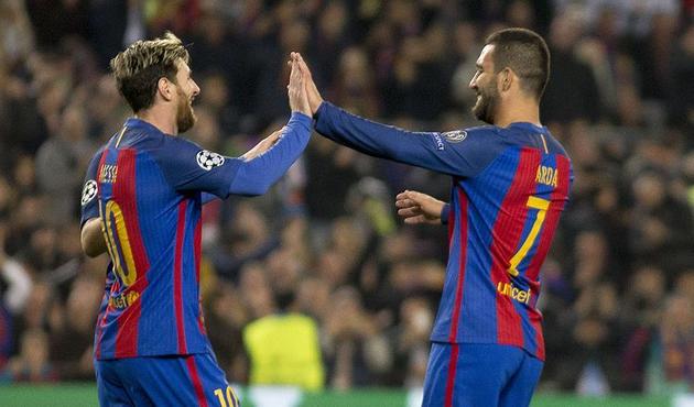 Messi'den Arda Turan'a veda mesajı