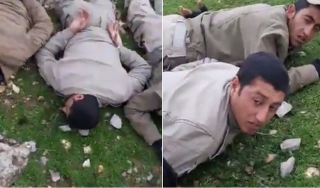 Afrin'deki PKK/PYD teröristleri işte böyle rehin alındı! / VİDEO